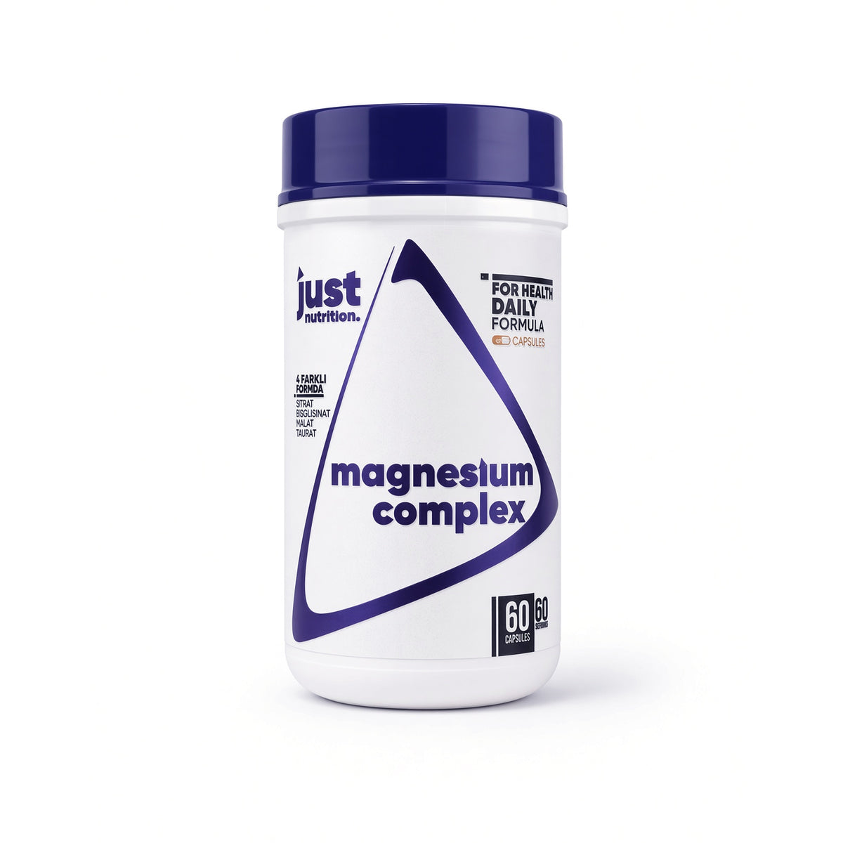 Just Nutrition Magnesium Complex 60 Kapsül Magnezyum Takviyesi
