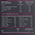 Nutrever Whey Isolate Protein 900 Gr Çikolata Chocolate etiket bilgileri