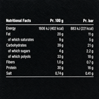Snck Yüksek Protein Bar 55 Gr 12 Adet Karamel Fındık – besin değerleri etiketi