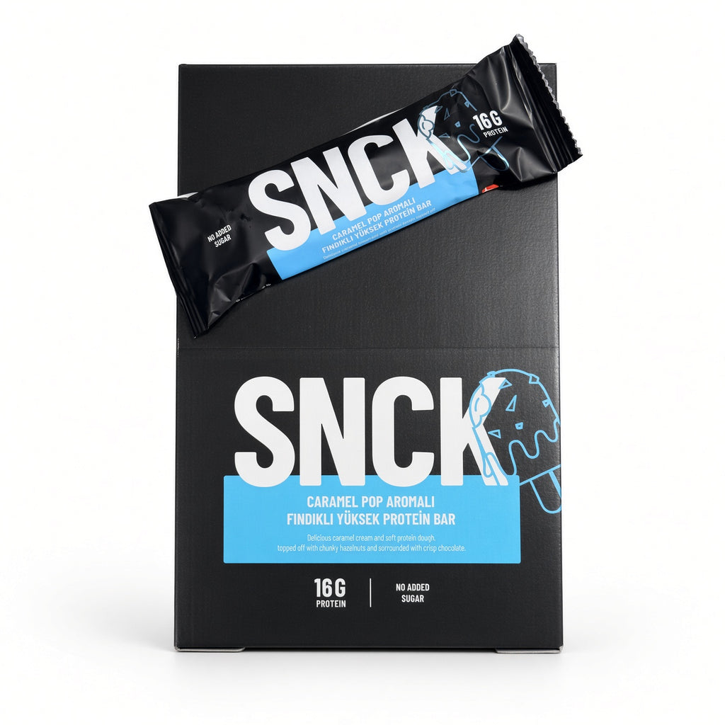 Snck Yüksek Protein Bar 55 Gr 12 Adet Karamel Fındık