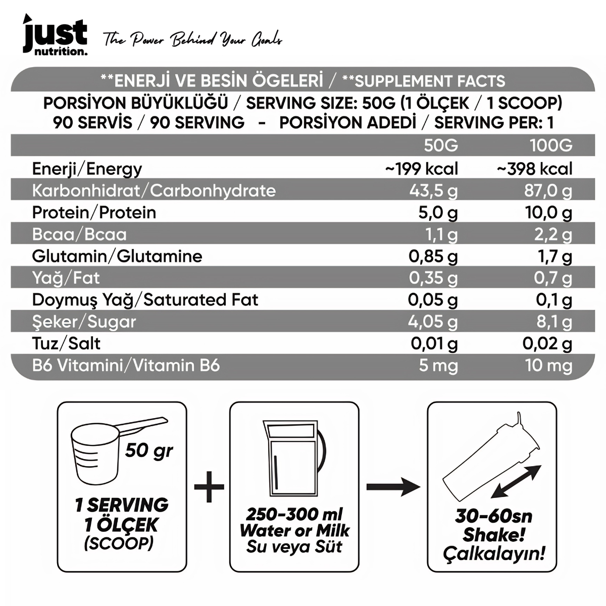 Just Nutrition Mass Gainer 4500 Gr Çikolata