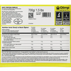 Olimp Whey Protein Complex 700 Gr Strawberry Çilek – besin değerleri etiketi