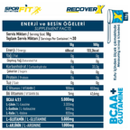 Sporfit Nutrition RecoverX BCAA + L-Glutamine 540 Gr 30 Servis Karpuz