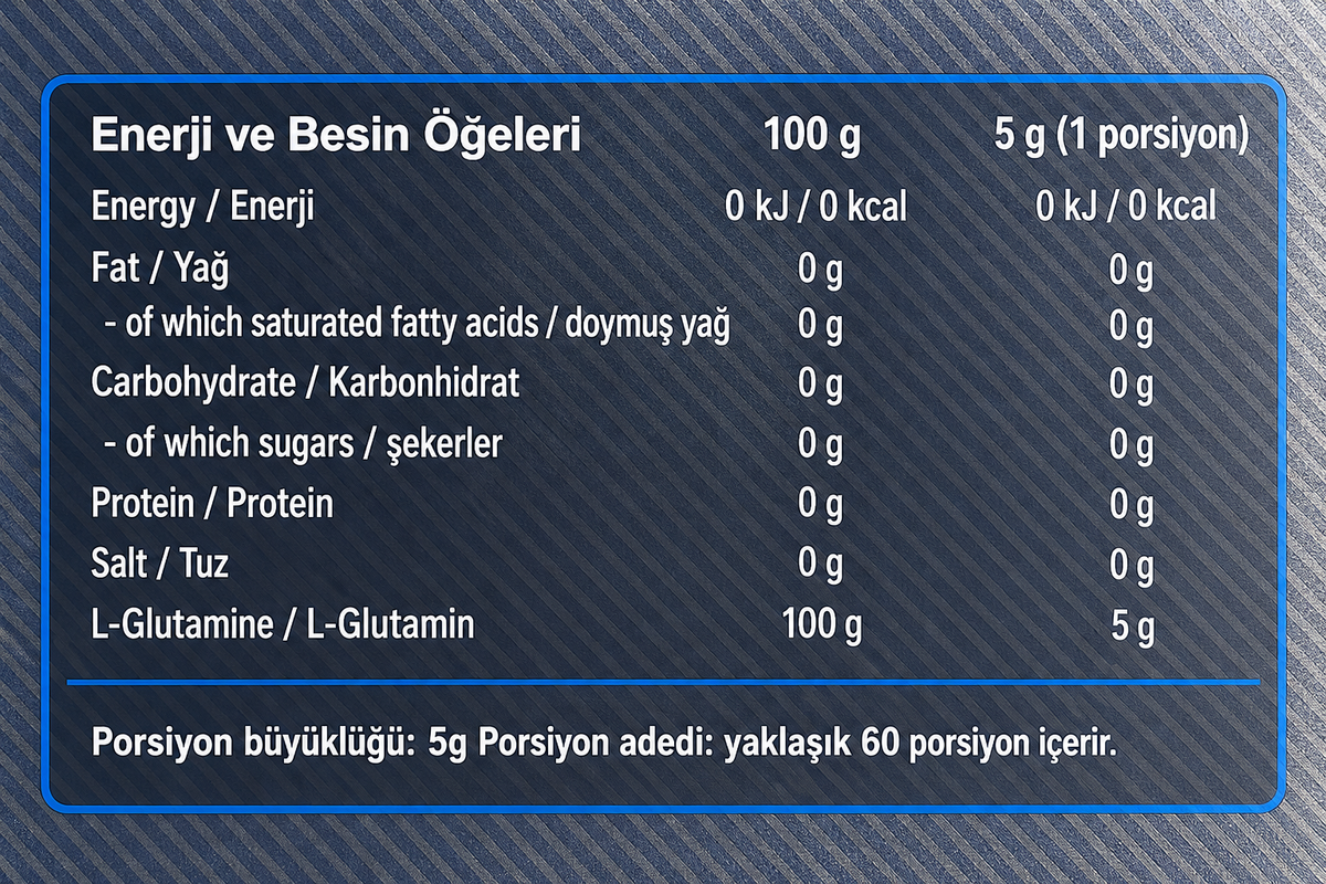 Nutrever L-Glutamine 300 Gr