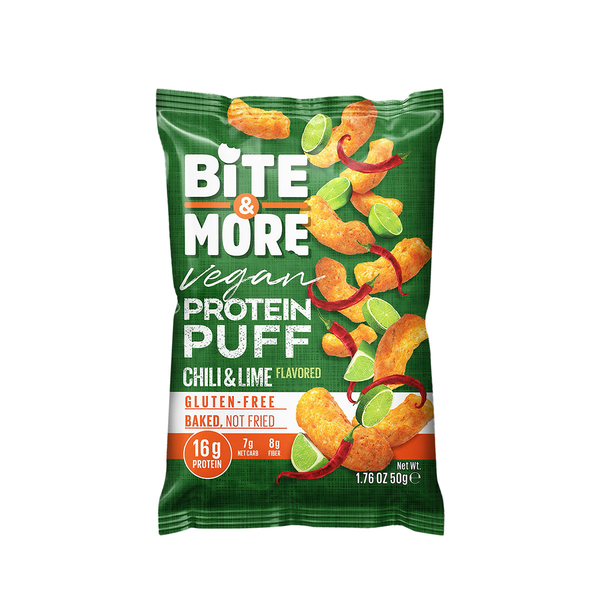 Bite & More Ekşi Krema & Soğanlı Vegan Protein Puff 50 Gr