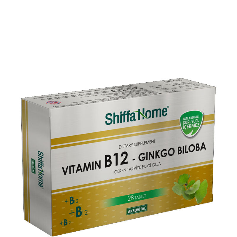 Aksu Vital ShiffaHome Vitamin B12-Gingko Biloba 28 Tablet