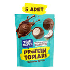 Trio Move Sütlü Çikolata Kaplamalı Fındıklı Protein Topları %33 x 5 Adet
