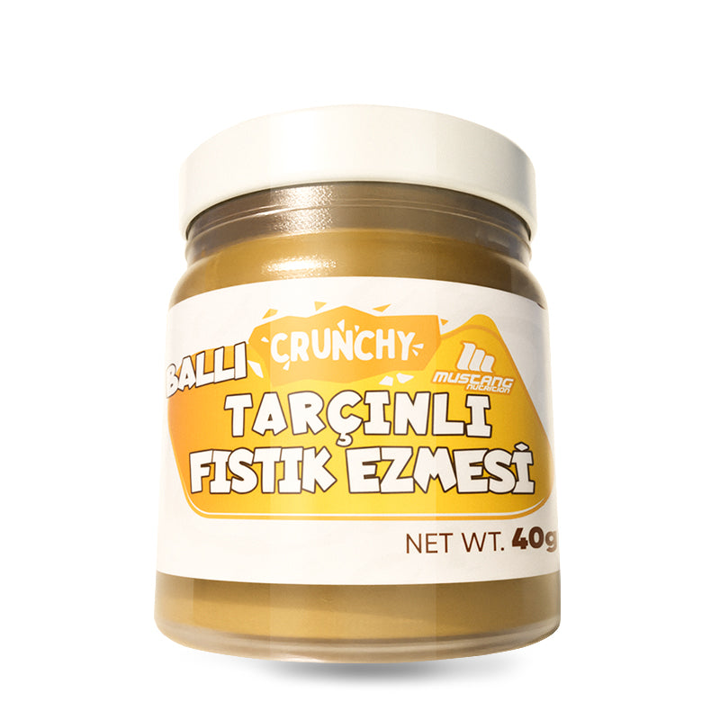 Mustang Nutrition Ballı Chia Tohumlu Fıstık Ezmesi 40 Gr