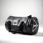 Just Leather Sport Bag -Şık Suni Deri Spor Çantası (Kahverengi & Siyah)